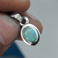 Load image into Gallery viewer, Lightning Ridge Solid Opals Double Faces Pendant Necklace