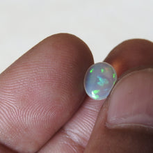 Load image into Gallery viewer, Natural Solid Crystal Opal from Lightning Ridge with Green Orange Colors.